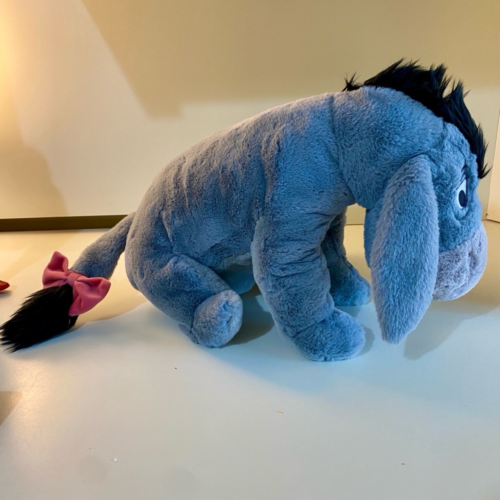 FINAL SALE!! Winnie the Pooh Eeyore the Donkey Plush Soft Disney 15” - Picture 4 of 6